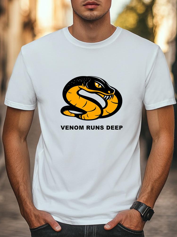 Venom Runs Deep Футболка с принтом змеи Унисекс Женская Мужская Уличная Одежда Повседневная Футболка Унисекс Футболка S
Venom Runs Deep Футболка с принтом змеи Унисекс Женская Мужская Уличная Одежда Повседневная Футболка Унисекс Футболка S