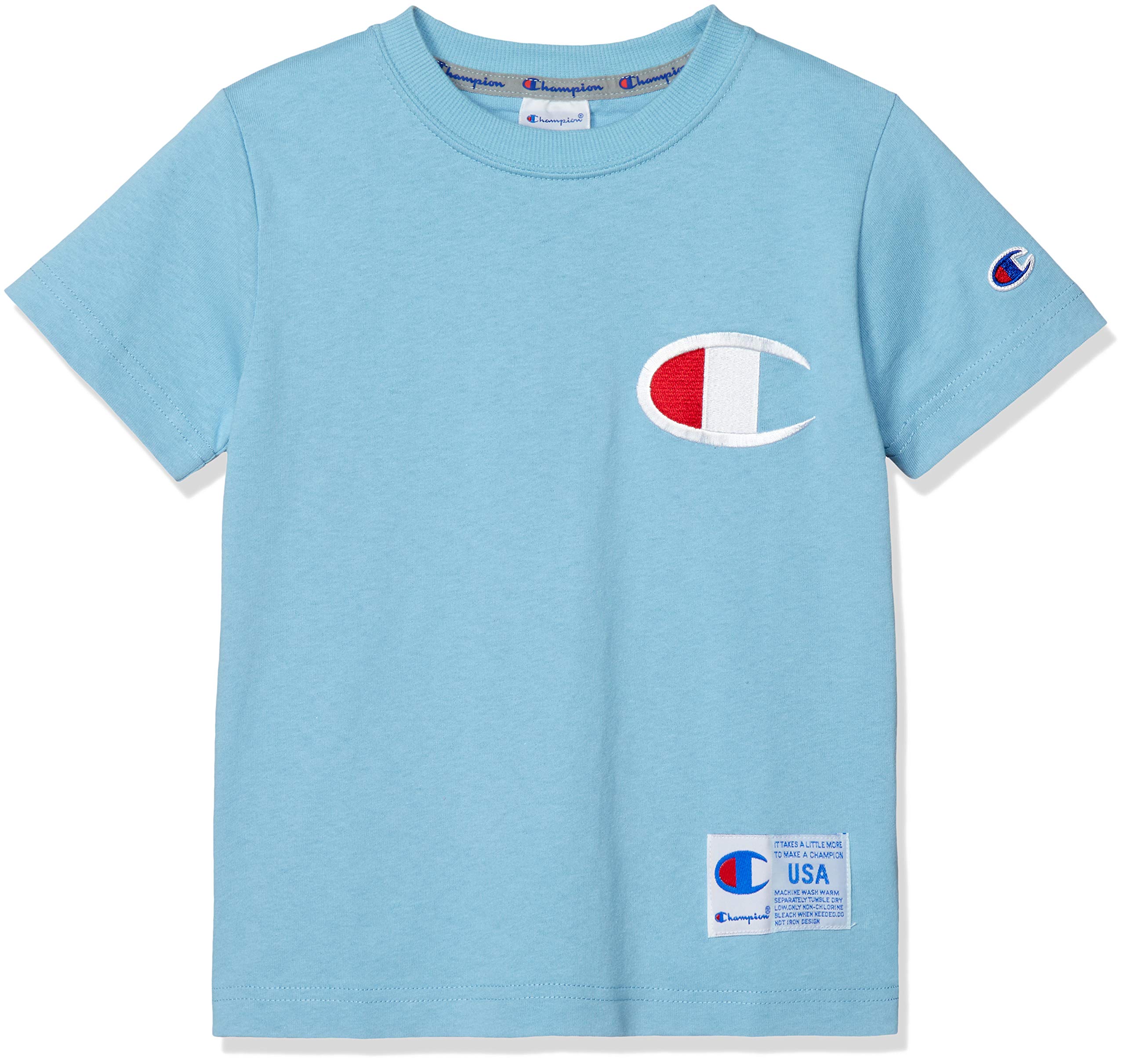 Champion Big Logo Action Size 100 to Japanese size T-Shirt, Style, CS6511, Boys, Sax, (equivalent 100)
Champion Big Logo Action Size 100 to Japanese size T-Shirt, Style, CS6511, Boys, Sax, (equivalent 100)