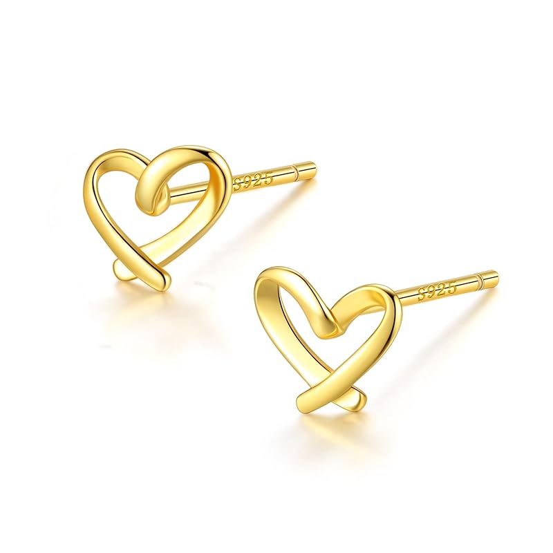 earrings Compatible with metal allergies silver Silver925 heart gold pink gold 18K coating screw screw type Hard to get caught on (yellow gold)
earrings Compatible with metal allergies silver Silver925 heart gold pink gold 18K coating screw screw type Hard to get caught on (yellow gold)