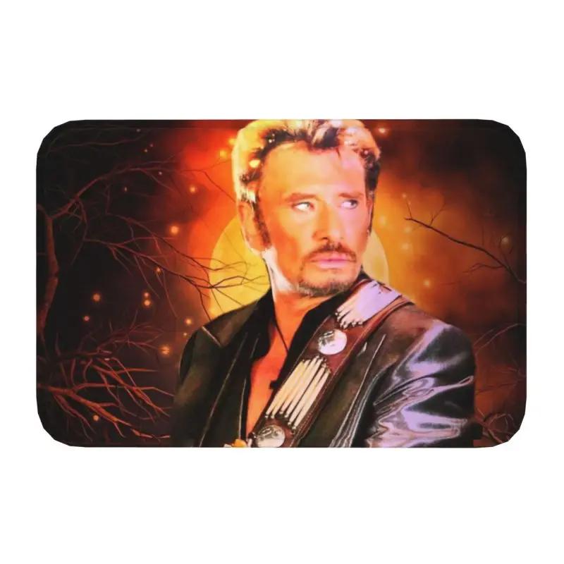 Custom Retro Rock Johnny Hallyday Doormat Non-Slip Entrance Floor Door Mat French France Singer Living Room Rug Carpet Footpad 40x60cm
Custom Retro Rock Johnny Hallyday Doormat Non-Slip Entrance Floor Door Mat French France Singer Living Room Rug Carpet Footpad 40x60cm