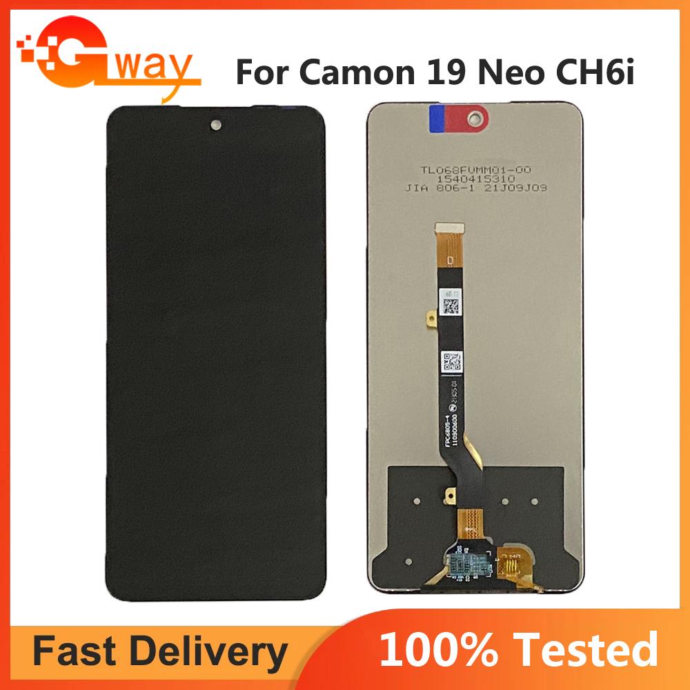 LCD Screen and Digitizer Full Assembly For Tecno Camon 19 Neo CH6i
LCD Screen and Digitizer Full Assembly For Tecno Camon 19 Neo CH6i