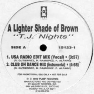 12inch Record LIGHTER SHADE OF BROWN - T.J. Nights 151231 Pump Records 1990 US Rap & Hip-Hop/R&B Used
12inch Record LIGHTER SHADE OF BROWN - T.J. Nights 151231 Pump Records 1990 US Rap & Hip-Hop/R&B Used