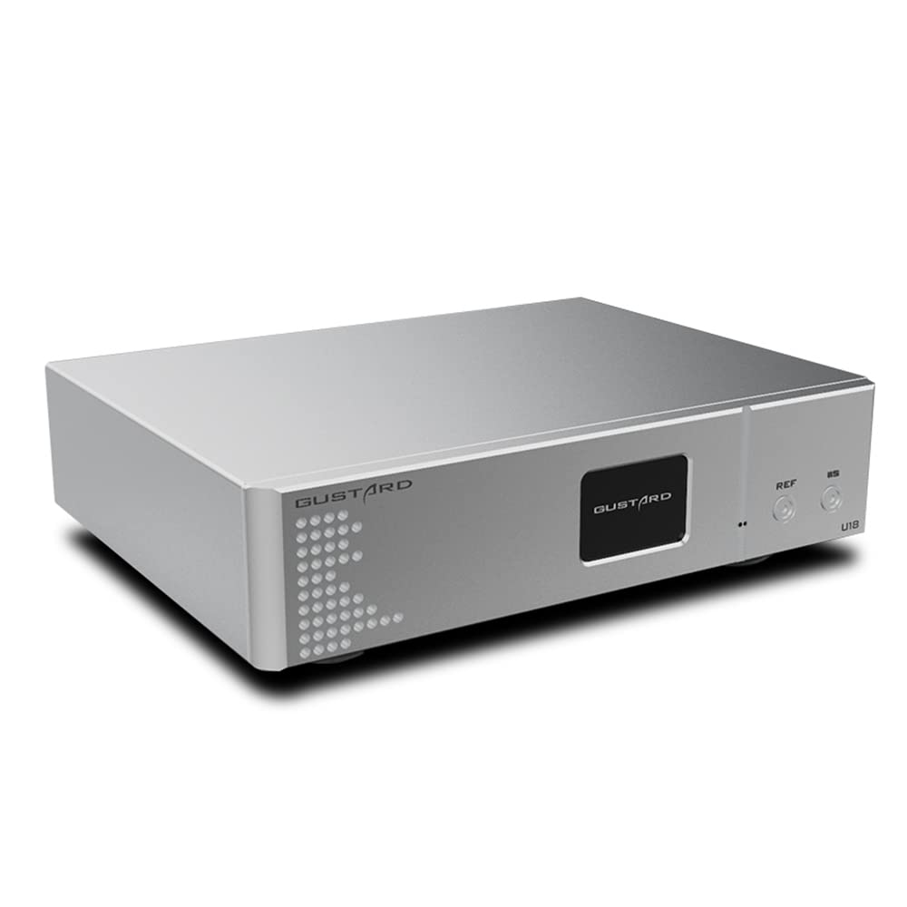 GUSTARD U18 DDC USB Digital Interface DSD512 PCM768kHz XU216 K2 Fully Separated AS338 Crystal IIS USB Audio Interface High-End (Silver) срібний
GUSTARD U18 DDC USB Digital Interface DSD512 PCM768kHz XU216 K2 Fully Separated AS338 Crystal IIS USB Audio Interface High-End (Silver) срібний
