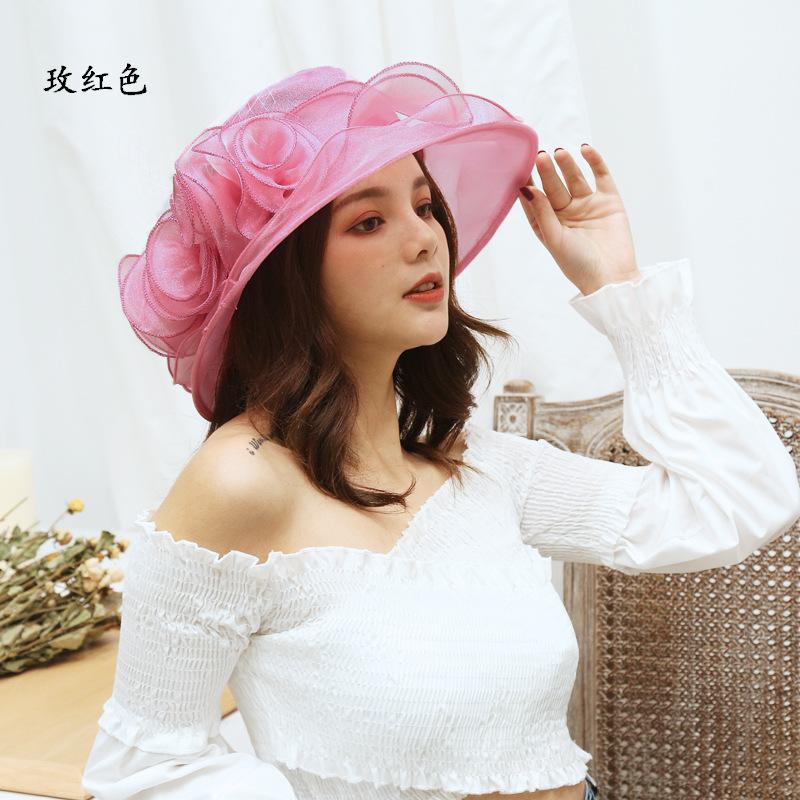 Hat Women s Summer Big Edge Mesh Hat Vintage Eugen Yarn Flower Sun Hat Outdoor Sun Hat Beach Sun Hat one size fits all (56-58cm) рожевий червоний колір
Hat Women s Summer Big Edge Mesh Hat Vintage Eugen Yarn Flower Sun Hat Outdoor Sun Hat Beach Sun Hat one size fits all (56-58cm) рожевий червоний колір