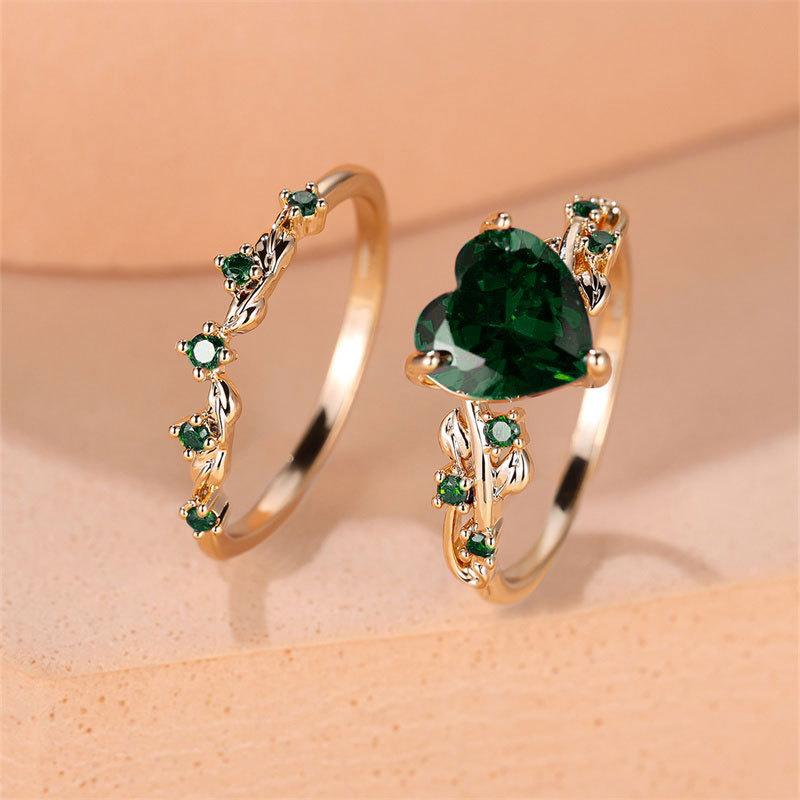 New Zircon-set Diamond-set Heart Ring Fashionable Retro Simple Ruby Ring for Women No. 10
New Zircon-set Diamond-set Heart Ring Fashionable Retro Simple Ruby Ring for Women No. 10