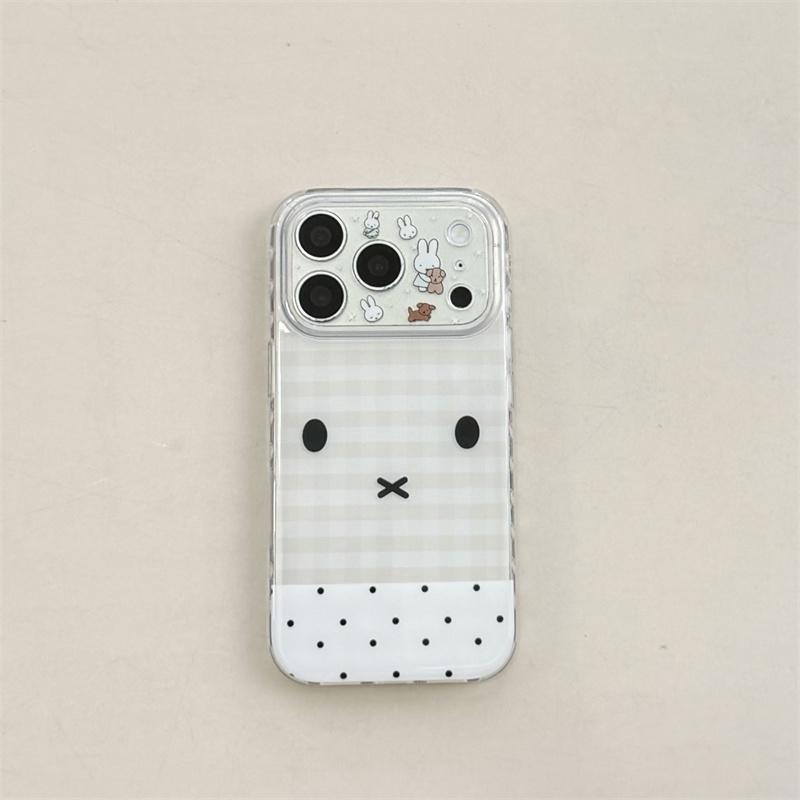 Kawaii Bunny Face Clear Phone Case For iPhone 17 Pro 16 15 14 Pro Max with Heart Side Holes Gingham Pattern Shockproof Cover For iPhone 14Pro
Kawaii Bunny Face Clear Phone Case For iPhone 17 Pro 16 15 14 Pro Max with Heart Side Holes Gingham Pattern Shockproof Cover For iPhone 14Pro