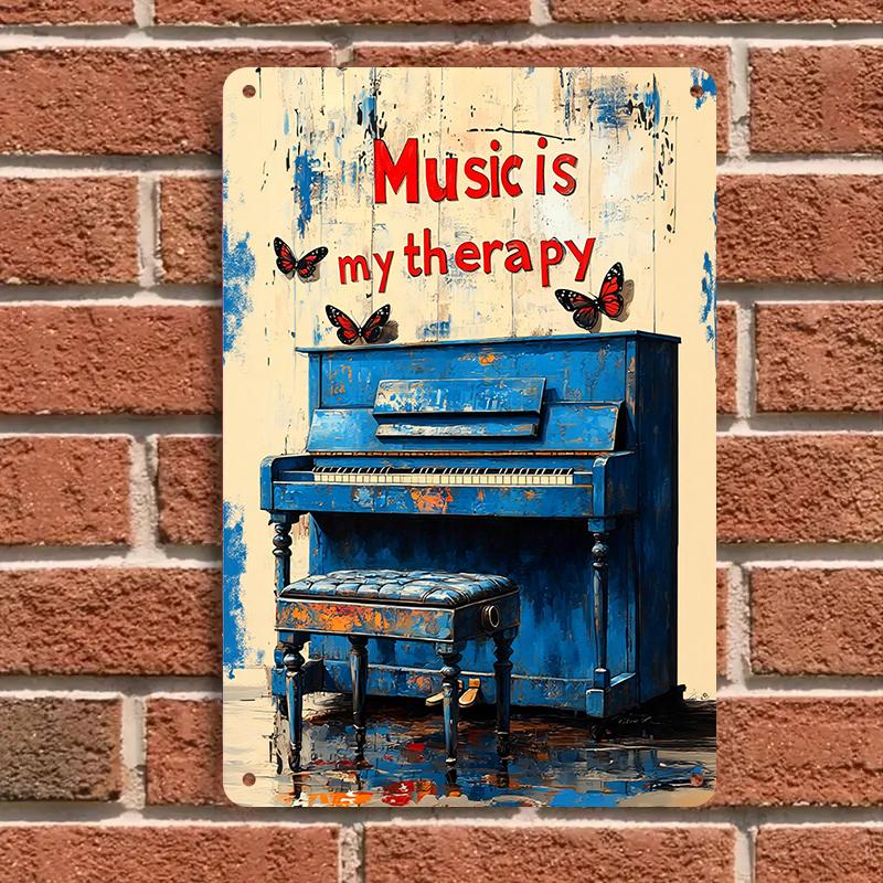 1PC 2D flat retro blue piano iron painting plaque music theme wall decoration living room study bedroom art pendant butterfly el (as the picture,20x30cm)
1PC 2D flat retro blue piano iron painting plaque music theme wall decoration living room study bedroom art pendant butterfly el (as the picture,20x30cm)