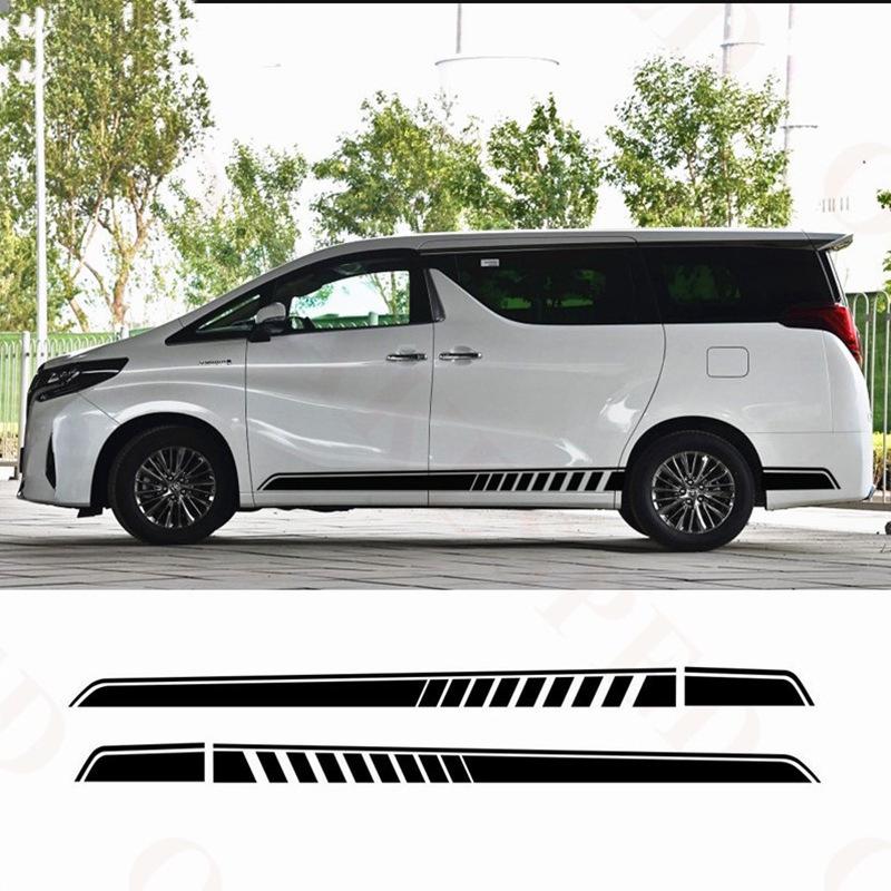 Toyota Alphard Side Skirt Decal - Personalized Car Scratch Decoration Black (pair)
Toyota Alphard Side Skirt Decal - Personalized Car Scratch Decoration Black (pair)