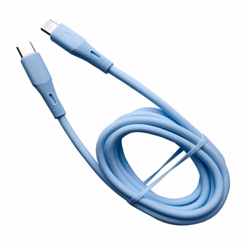 120cm Phone Charging Data Sync Cable Type-C to Type-C Cable PD 60W for Phone Tablet Silicone Flexible Data Charging Cord 1
120cm Phone Charging Data Sync Cable Type-C to Type-C Cable PD 60W for Phone Tablet Silicone Flexible Data Charging Cord 1