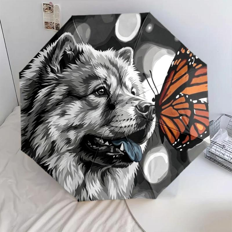 1 PC Automatic Folding Umbrella - Watercolor Pet Art Pattern, Portable & Foldable Design with 8 Ribs, Christmas Birthday Gifts
1 PC Automatic Folding Umbrella - Watercolor Pet Art Pattern, Portable & Foldable Design with 8 Ribs, Christmas Birthday Gifts