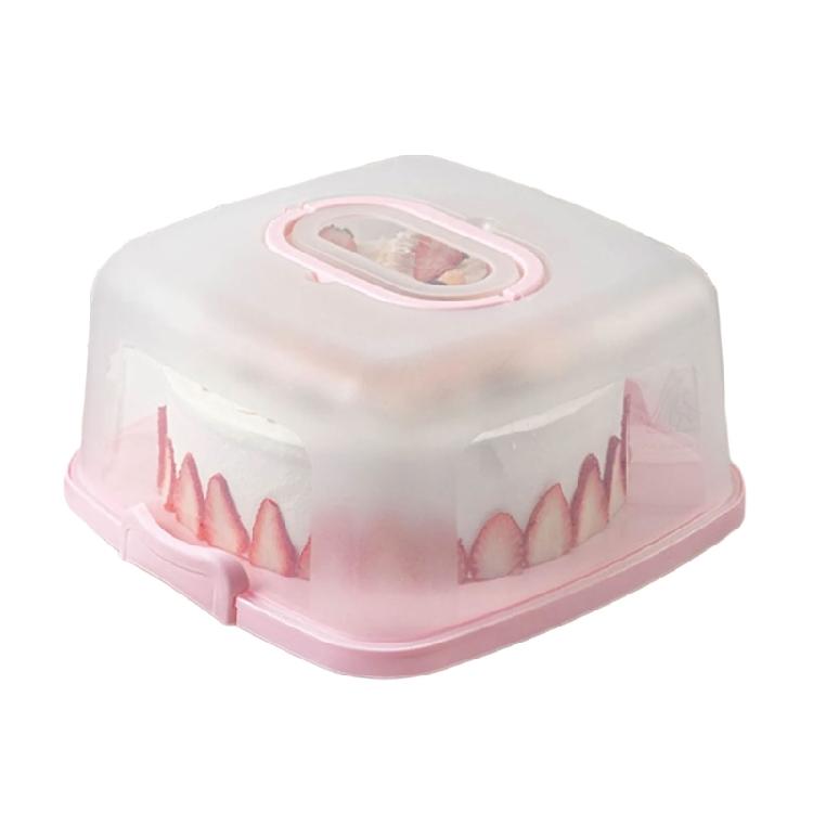 Transparent Cake Container With Ergonomic Handle Kitchen Baking Essential Party Travel Friendly Dessert Storage Box рожевий
Transparent Cake Container With Ergonomic Handle Kitchen Baking Essential Party Travel Friendly Dessert Storage Box рожевий