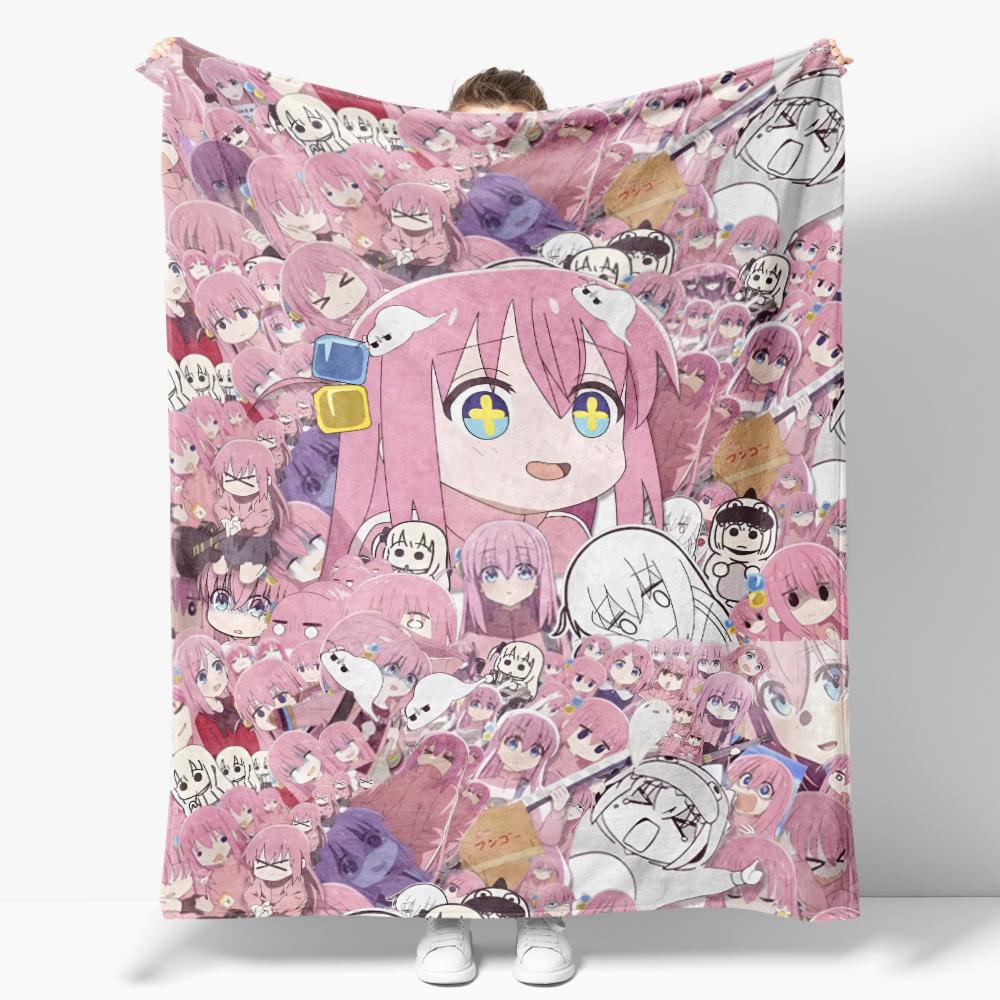 BOCCHI THE ROCK Flannel Blanket for Sofa Decoration Film Blanket Anime Throw Blankets For Bed for Dormitory bedroom 75x90cm
BOCCHI THE ROCK Flannel Blanket for Sofa Decoration Film Blanket Anime Throw Blankets For Bed for Dormitory bedroom 75x90cm