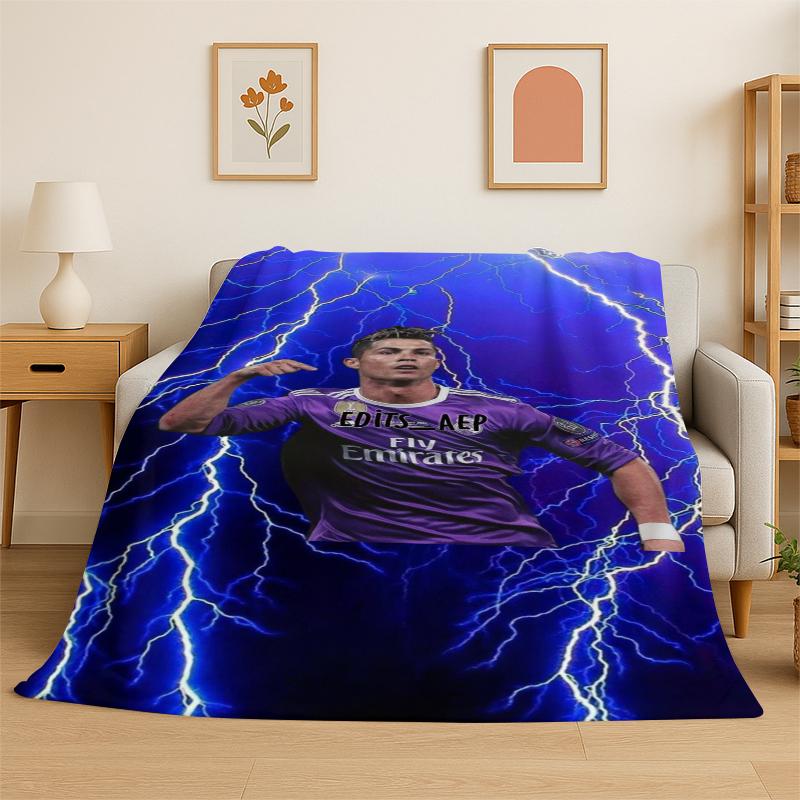 CR7 Goat R-Ronaldo Football Star Flannel Blanket Soft Warm Throw Blanket for Bedroom Living Room Bed Travel Camping Picnic Kid 75x90cm
CR7 Goat R-Ronaldo Football Star Flannel Blanket Soft Warm Throw Blanket for Bedroom Living Room Bed Travel Camping Picnic Kid 75x90cm