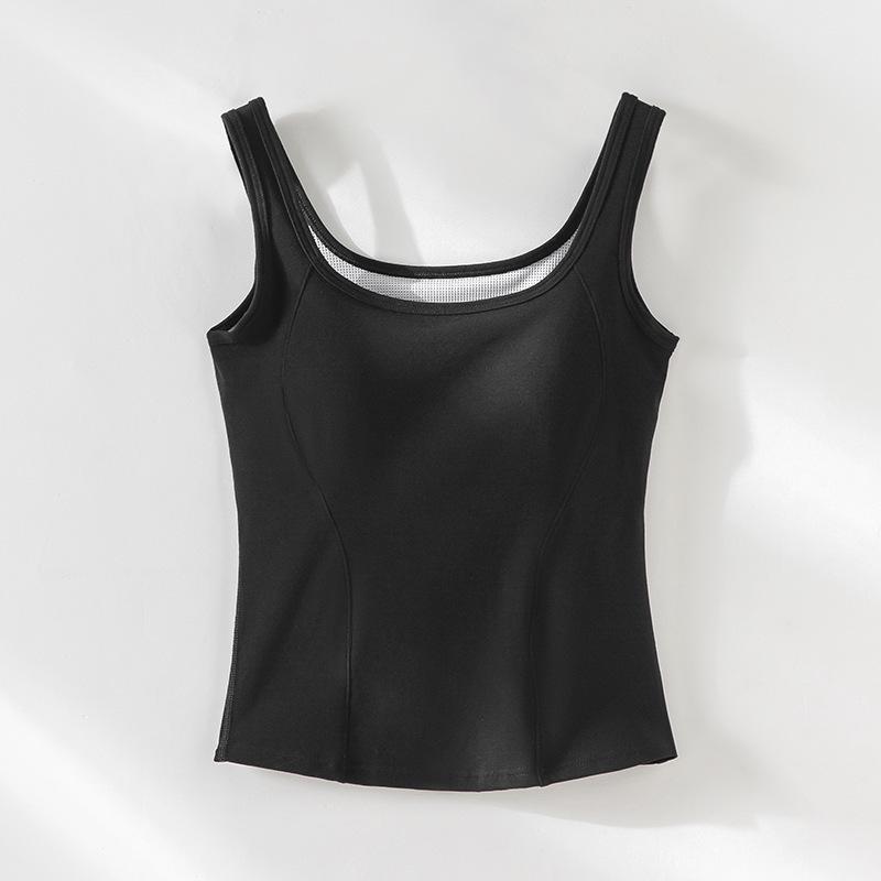 Women s White Camisole with Chest Pads - Stylish, Versatile Slimming Vest for Spring/Summer Large чорний
Women s White Camisole with Chest Pads - Stylish, Versatile Slimming Vest for Spring/Summer Large чорний