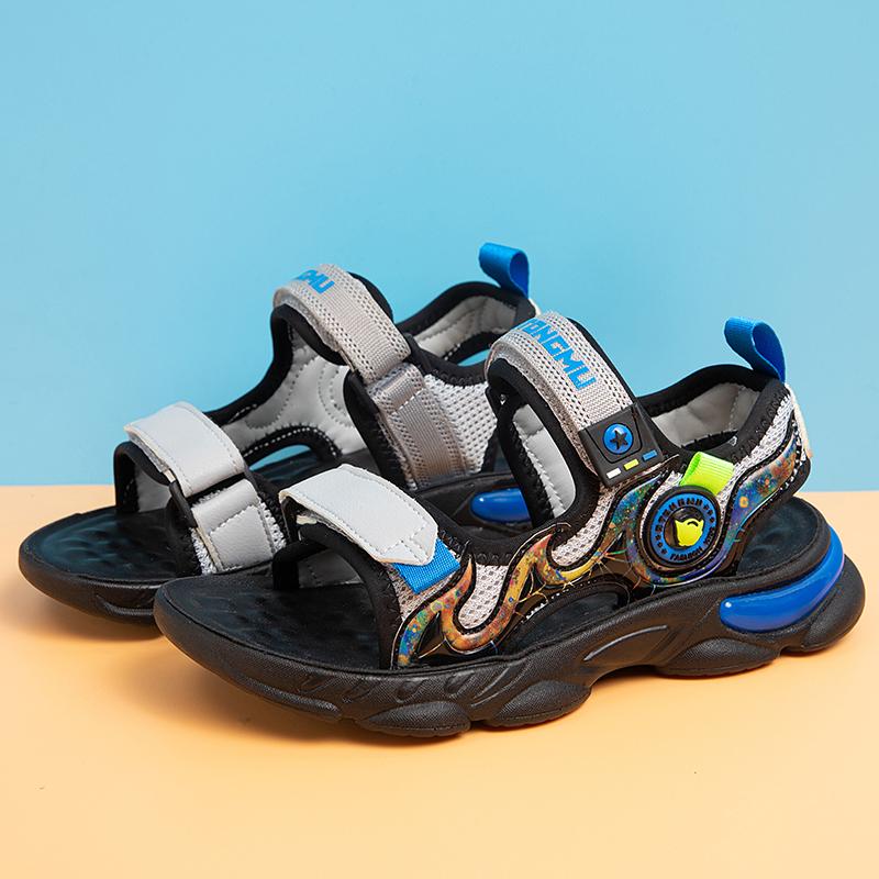 Kids Boys Sandals Soft Mech Style Sandals Lightweight Fashion Teenager Shoes Comfortable Nonslip Leather Children Sandals 27
Kids Boys Sandals Soft Mech Style Sandals Lightweight Fashion Teenager Shoes Comfortable Nonslip Leather Children Sandals 27