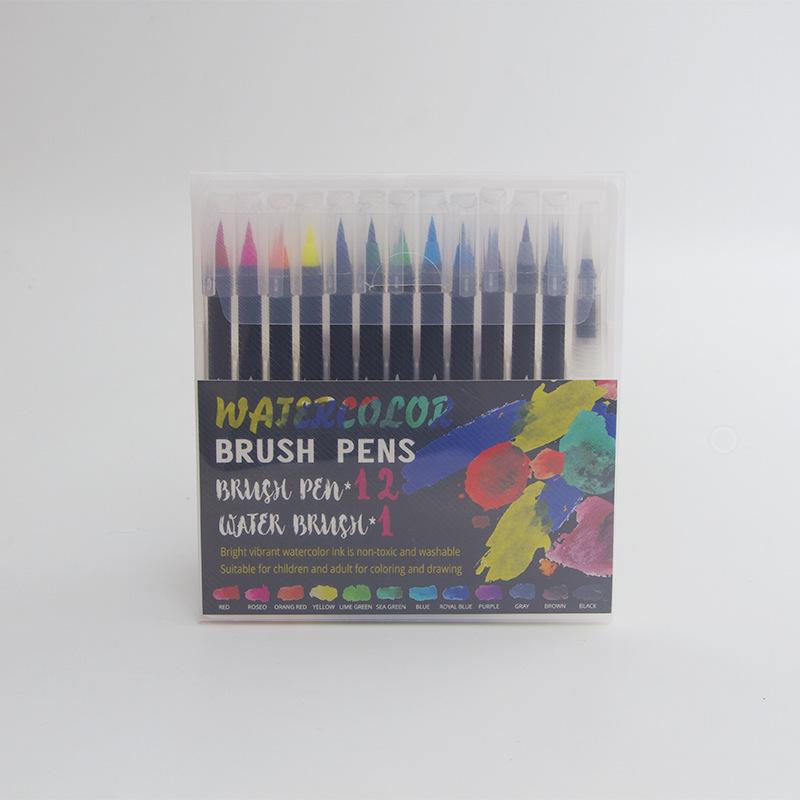 Cross-border Dual-tip Washable Brush Pen Set - Smudge-proof, Creative Art Supplies for Primary Students Colored
Cross-border Dual-tip Washable Brush Pen Set - Smudge-proof, Creative Art Supplies for Primary Students Colored