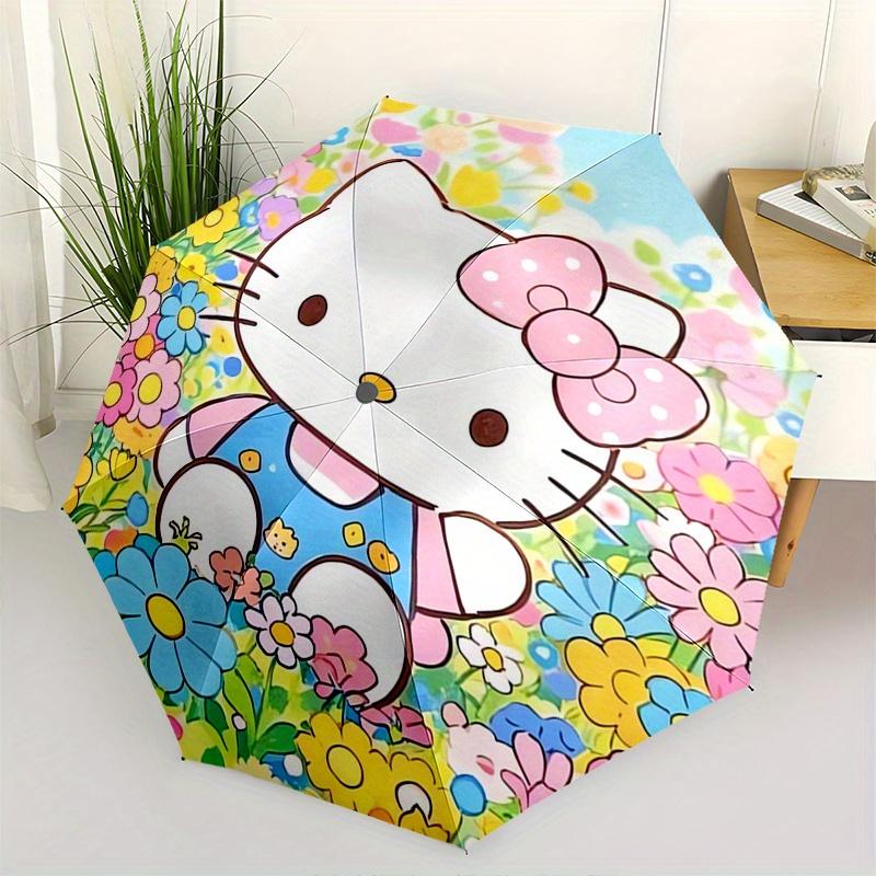 Hello Kitty,Flower Field Automatic Folding Umbrella-Simple 8-Rib Design, Bright Cartoon Pattern, Durable Iron Frame, Suitable For Travel, Ou
Hello Kitty,Flower Field Automatic Folding Umbrella-Simple 8-Rib Design, Bright Cartoon Pattern, Durable Iron Frame, Suitable For Travel, Ou
