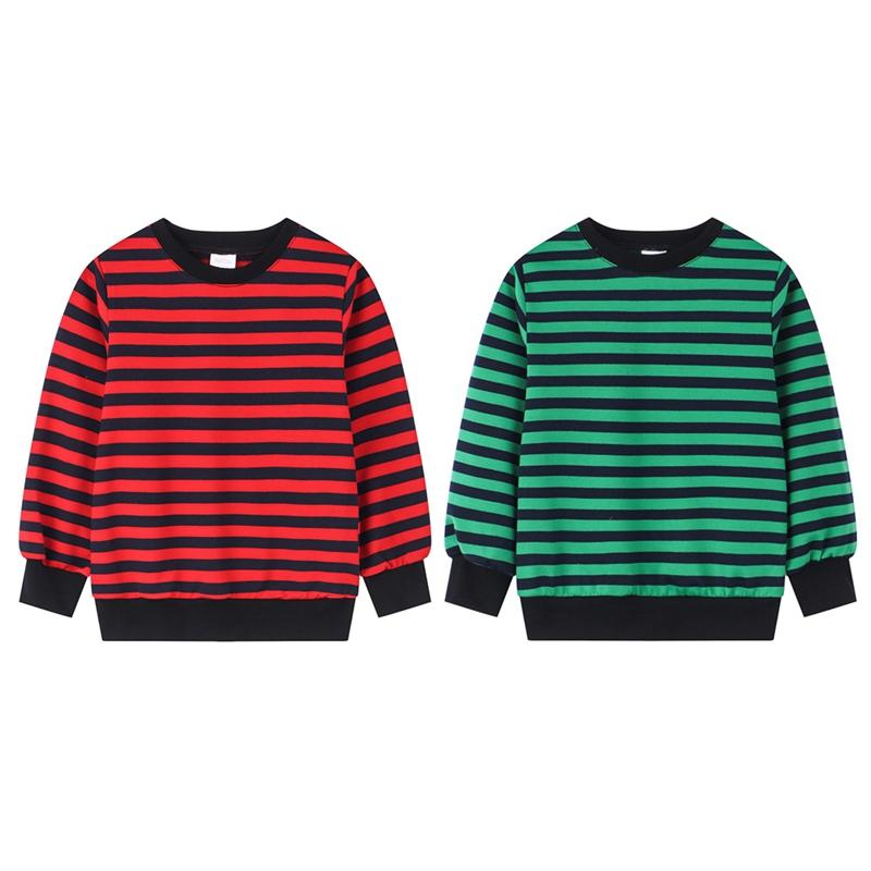 Детский полосатый свитшот с длинными рукавами, детский пуловер, топ
Детский полосатый свитшот с длинными рукавами, детский пуловер, топ