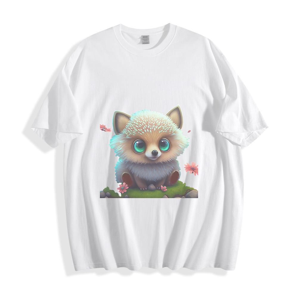 Cute Fluffy Fantasy Creature with Flowers Graphic T-Shirt 3XL
Cute Fluffy Fantasy Creature with Flowers Graphic T-Shirt 3XL