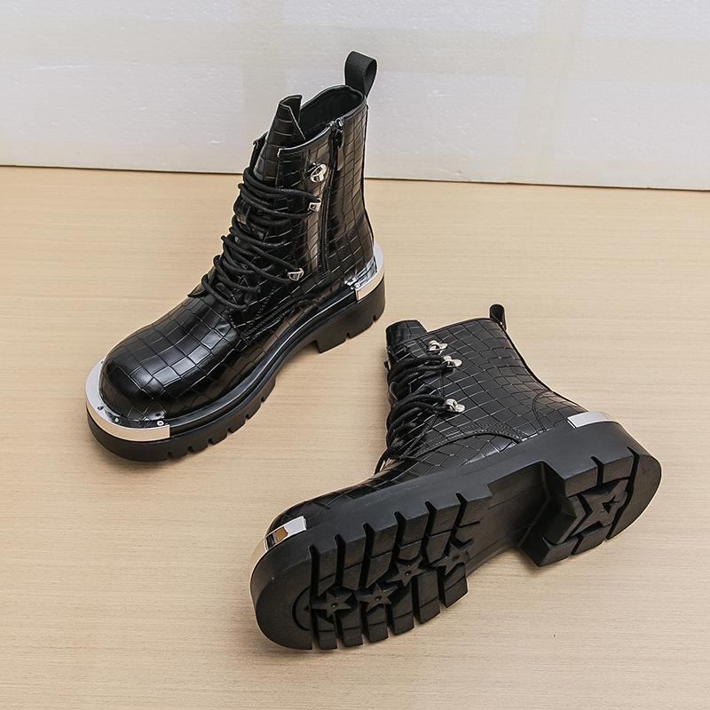 Fashion High Cut Thick Soled Men S Casual Boots Brand Comfortable Motorcycle Boots High-Quality Anti Slip Outdoor Walking Boots 46
Fashion High Cut Thick Soled Men S Casual Boots Brand Comfortable Motorcycle Boots High-Quality Anti Slip Outdoor Walking Boots 46