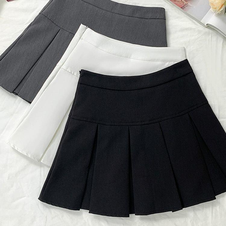 2023 Gray High Waist Pleated A-Line Skirt for Women - Autumn/Winter, Slimming & Versatile, Anti-Exposure Short Design 2XL
2023 Gray High Waist Pleated A-Line Skirt for Women - Autumn/Winter, Slimming & Versatile, Anti-Exposure Short Design 2XL