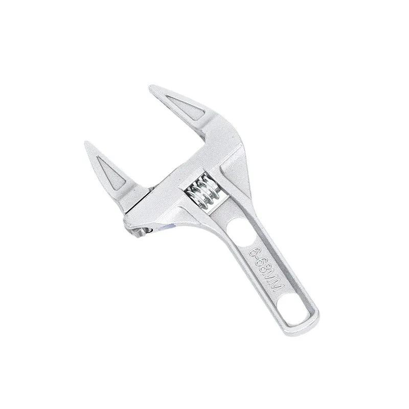 Мини-регулируемый разводной ключ для ванной комнаты, крепкий зажим, большой открытый конец, многофункциональный алюминиевый гаечный ключ, инструмент для ремонта ванной комнаты
Мини-регулируемый разводной ключ для ванной комнаты, крепкий зажим, большой открытый конец, многофункциональный алюминиевый гаечный ключ, инструмент для ремонта ванной комнаты