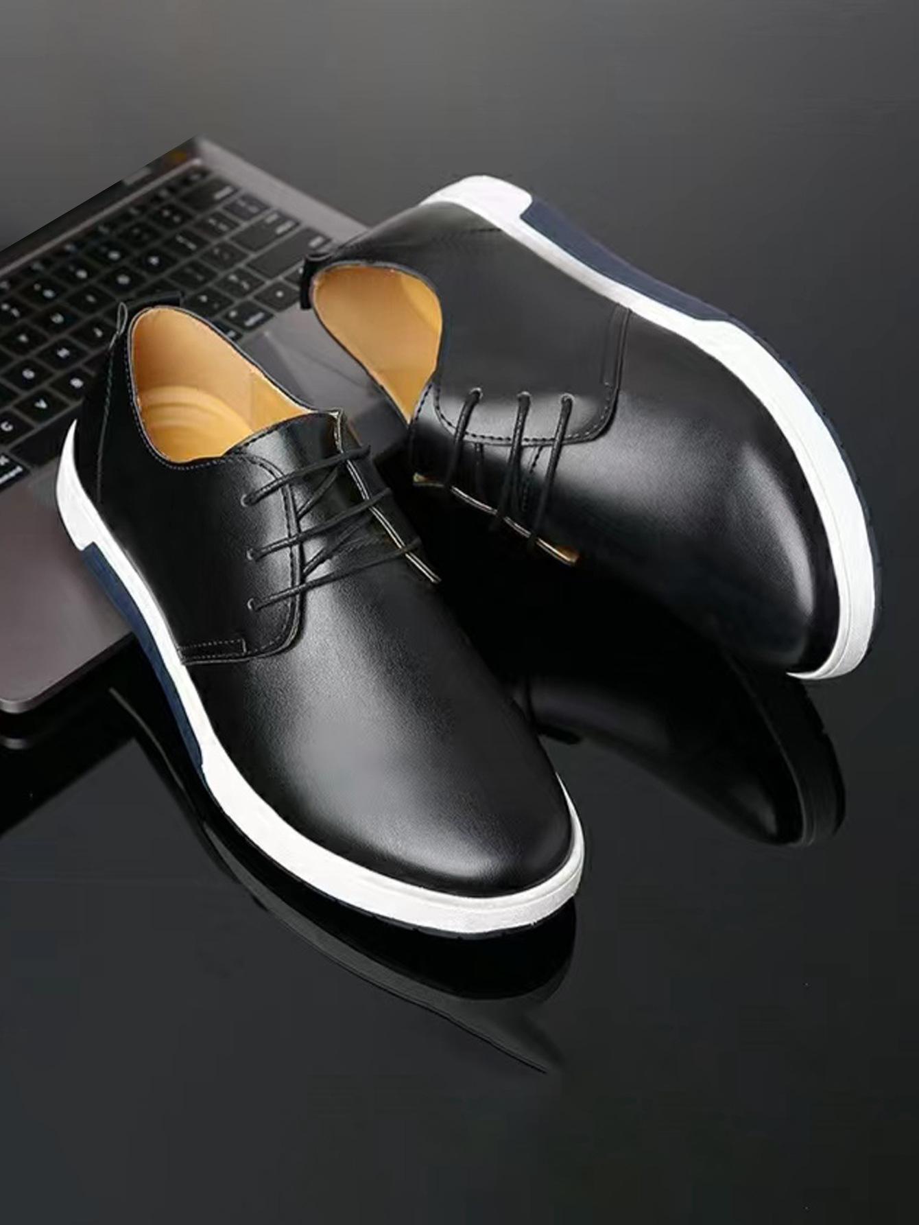 Новые мужские деловые кожаные туфли простые однотонные туфли мужские повседневные туфли в британском стиле универсальные туфли 39 чёрный
Новые мужские деловые кожаные туфли простые однотонные туфли мужские повседневные туфли в британском стиле универсальные туфли 39 чёрный