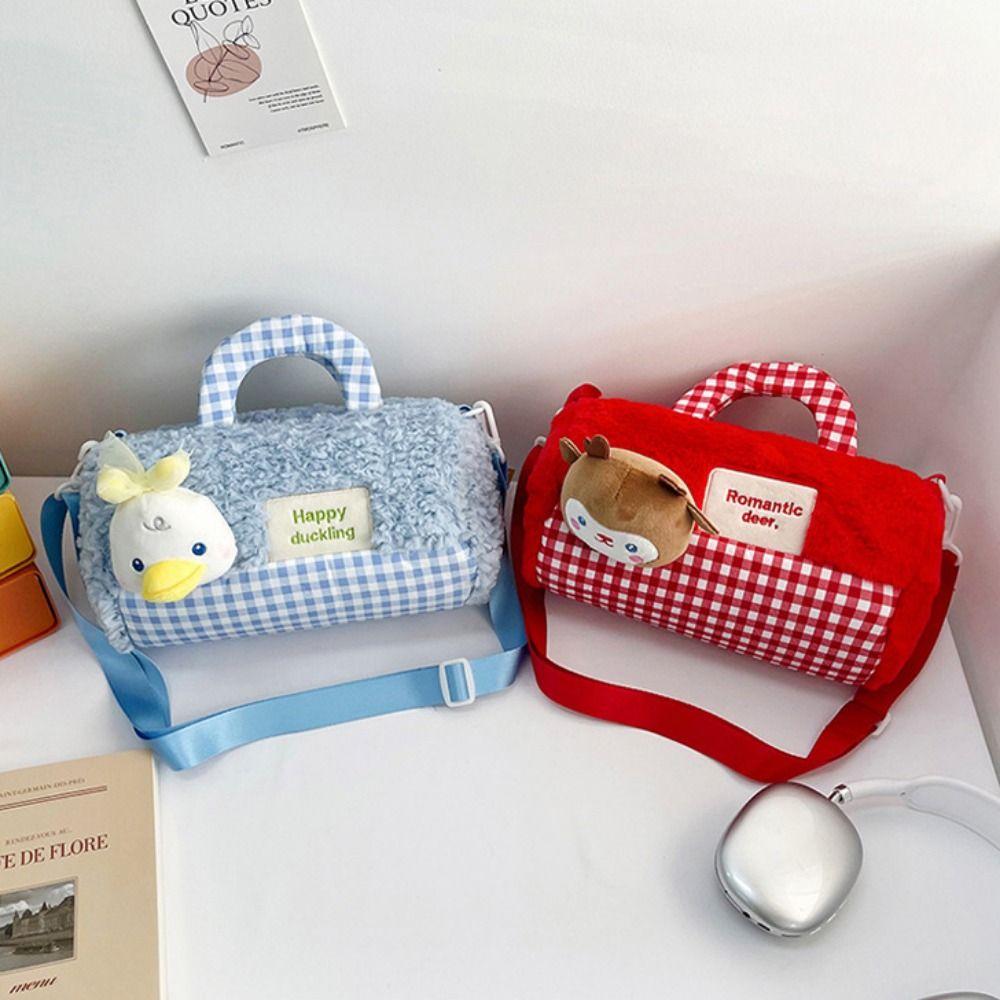 Plush Doll Cylindrical Plush Backpack Animals Cartoon Plush Schoolbag Doll Shoulder Bag Students червоний
Plush Doll Cylindrical Plush Backpack Animals Cartoon Plush Schoolbag Doll Shoulder Bag Students червоний