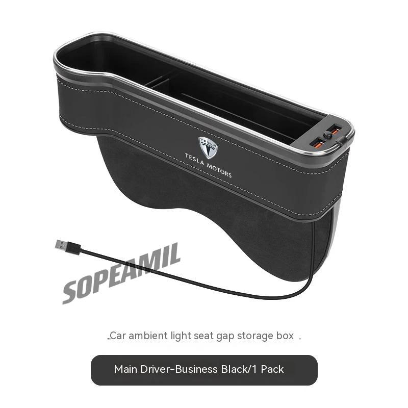 Car USB Colour Lamp Seat Multifunctional Storage Case For Tesla Cybertruck Model 3 Model Y Model S Model X Roadster Seat Gap Box
Car USB Colour Lamp Seat Multifunctional Storage Case For Tesla Cybertruck Model 3 Model Y Model S Model X Roadster Seat Gap Box
