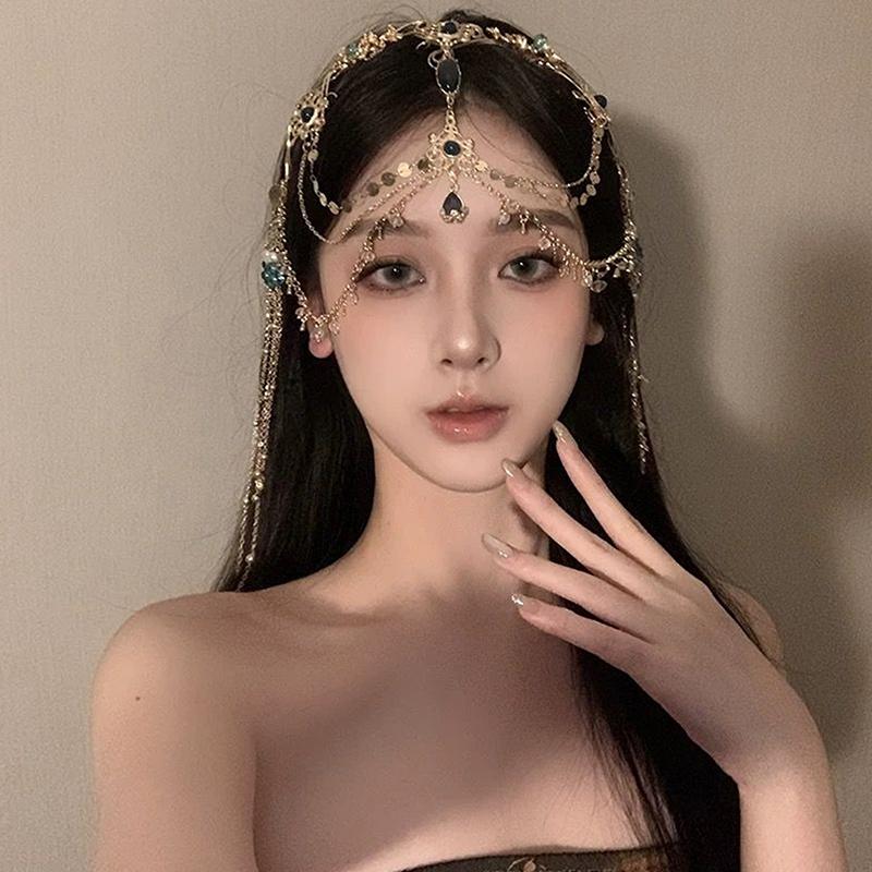Сладкое свадебное украшение для головы ручной работы Свадебная цепочка для головы Ювелирные украшения для волос для женщин Повязка на лоб Аксессуары
Сладкое свадебное украшение для головы ручной работы Свадебная цепочка для головы Ювелирные украшения для волос для женщин Повязка на лоб Аксессуары