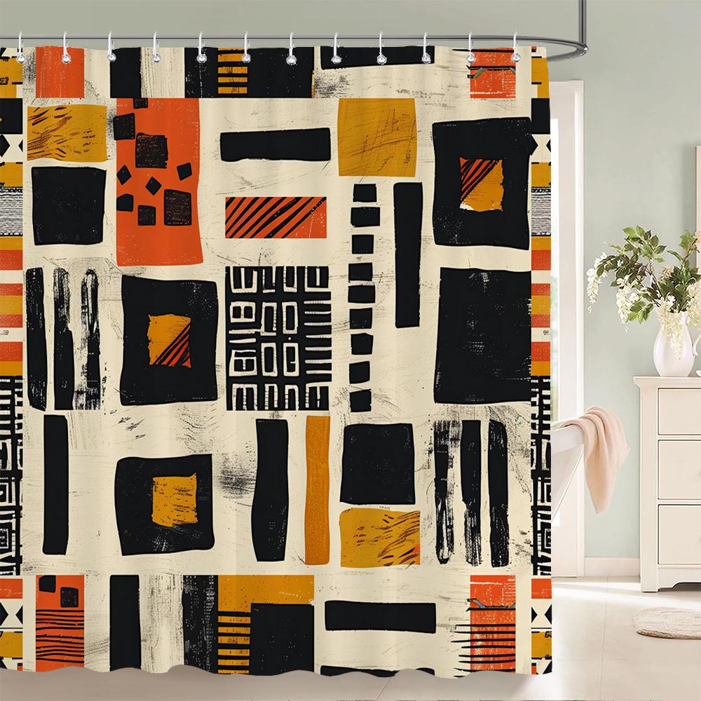 Home Shower Curtains For Bathroom Waterproof Fabric Nordic Retro Moroccan Style Bathroom Curtains With Hooks Decorative Curtain W60H190(CM)-1 Pcs
Home Shower Curtains For Bathroom Waterproof Fabric Nordic Retro Moroccan Style Bathroom Curtains With Hooks Decorative Curtain W60H190(CM)-1 Pcs