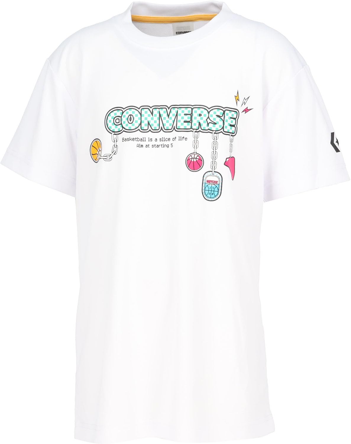 Converse CB451355 Basketball Short Sleeve Printed White Shirt, Jr. T-Shirt, Kids, белый
Converse CB451355 Basketball Short Sleeve Printed White Shirt, Jr. T-Shirt, Kids, белый