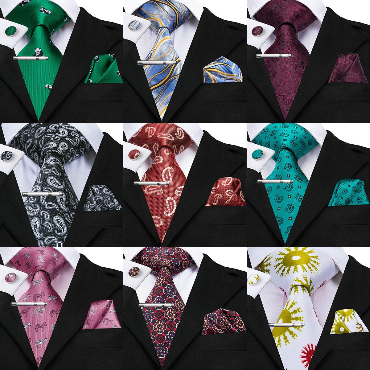 Комплект шелкового галстука Hi-Tie, розово-зеленый галстук с цветочным узором пейсли и зажимом для галстука, носовой платок, запонки 
Комплект шелкового галстука Hi-Tie, розово-зеленый галстук с цветочным узором пейсли и зажимом для галстука, носовой платок, запонки