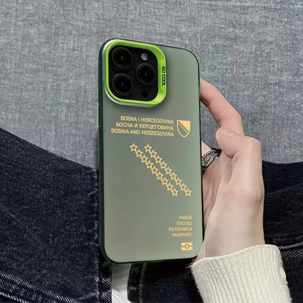 Bosnia and Herzegovina Passport Case For iPhone 16,15,14,13,12,11,Pro,XS,Max,Plus,Mini,SE Colorful Candy Matte Shockproof Cover iPhone12mini
Bosnia and Herzegovina Passport Case For iPhone 16,15,14,13,12,11,Pro,XS,Max,Plus,Mini,SE Colorful Candy Matte Shockproof Cover iPhone12mini