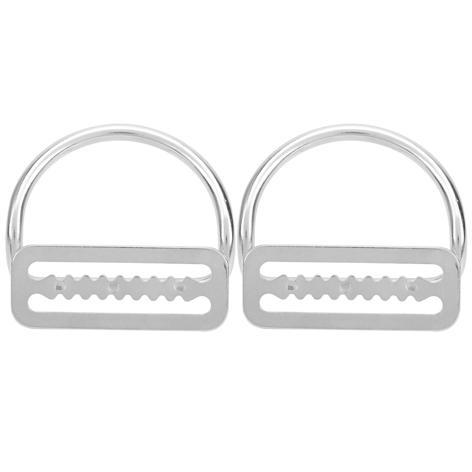 2Pcs Weight Belt Keeper Stopper Bent D Ring with Buckle Stainless Steel Diving Webbing Climbing Harness Accessories
2Pcs Weight Belt Keeper Stopper Bent D Ring with Buckle Stainless Steel Diving Webbing Climbing Harness Accessories