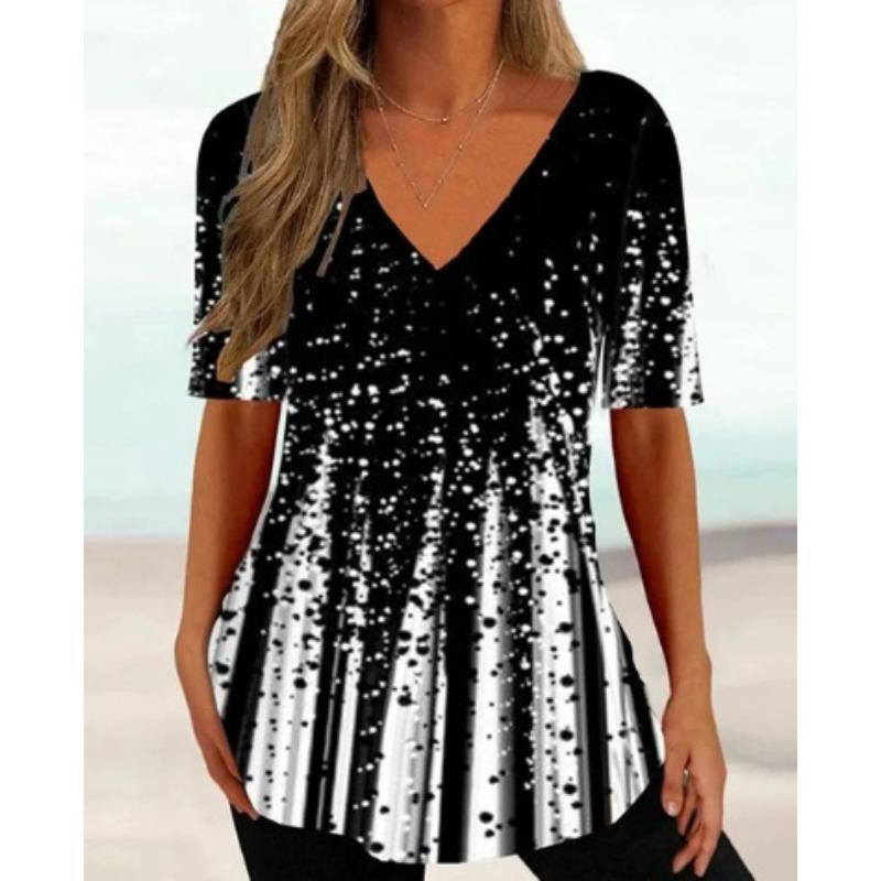 Женская футболка Harajuku с этническим геометрическим рисунком в стиле ретро, женская летняя повседневная футболка с коротким рукавом и V-образным вырезом XXXXL
Женская футболка Harajuku с этническим геометрическим рисунком в стиле ретро, женская летняя повседневная футболка с коротким рукавом и V-образным вырезом XXXXL