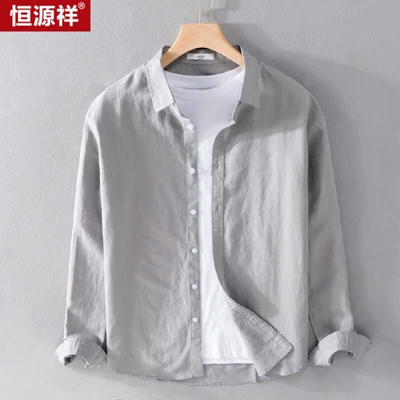 Men s Cotton Linen Long Sleeve Button-Down Shirt L
Men s Cotton Linen Long Sleeve Button-Down Shirt L