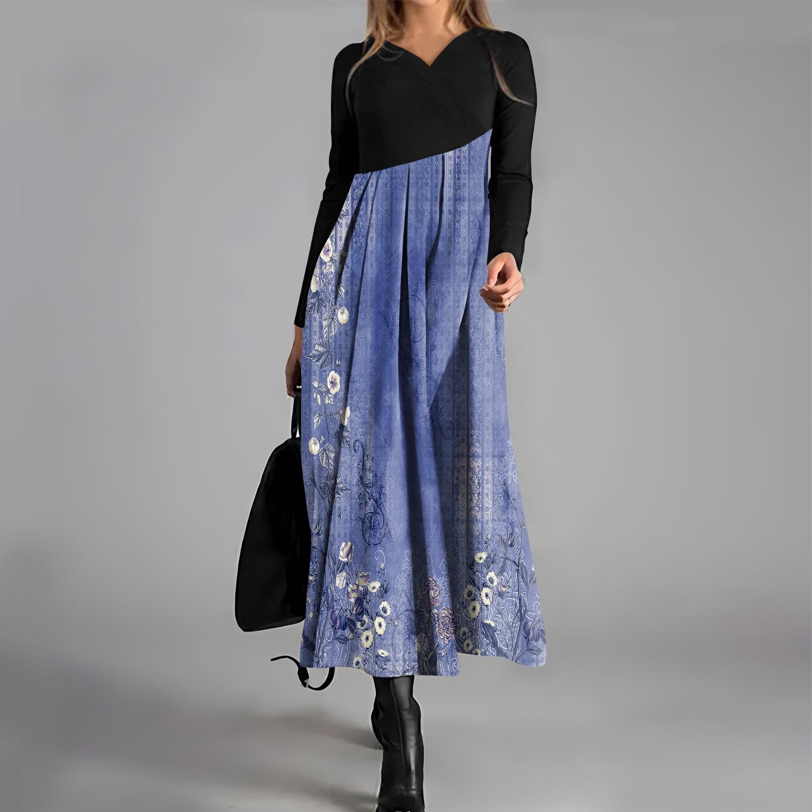 Женское повседневное платье с V-образным вырезом и длинными рукавами, свободное и объемное платье с принтом XXXL
Женское повседневное платье с V-образным вырезом и длинными рукавами, свободное и объемное платье с принтом XXXL