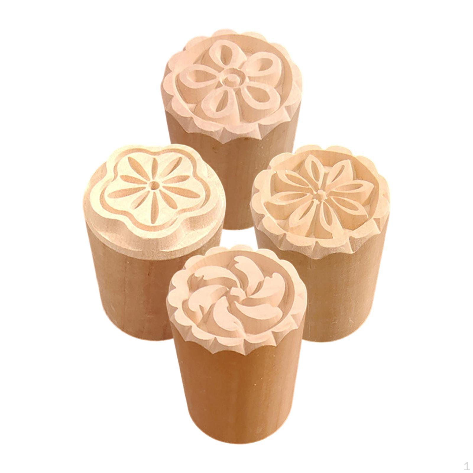4x Wood Pottery Tools Stamps Block Stamp 1.38 Dia DIY Printing Clay for Pastry Cake
4x Wood Pottery Tools Stamps Block Stamp 1.38 Dia DIY Printing Clay for Pastry Cake