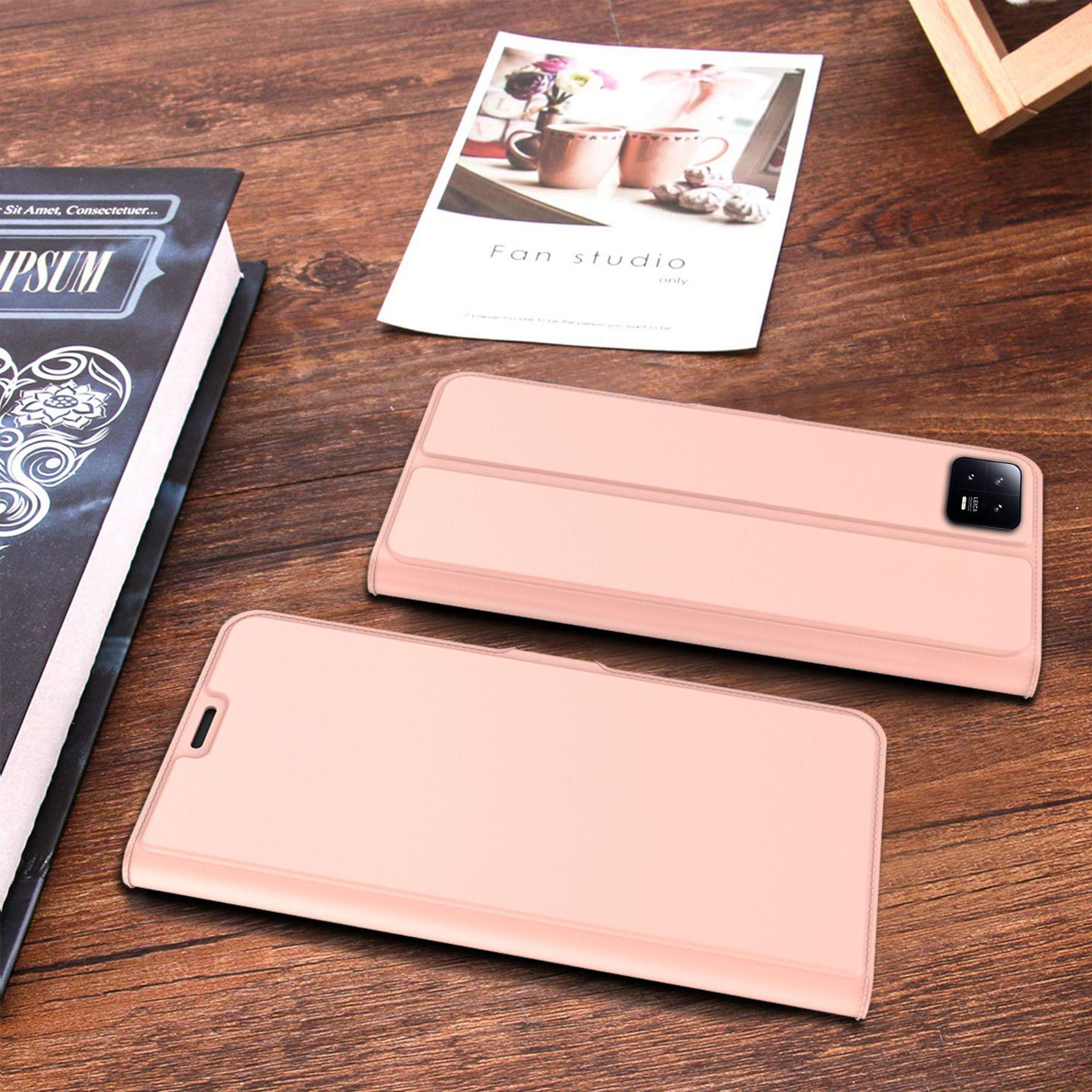For Xiaomi 13 Pro 5G PU Leather Flip Folio Phone Cover Card Holder Inner TPU Magnetic Stand Scratch-resistant Phone Case Rose Gold
For Xiaomi 13 Pro 5G PU Leather Flip Folio Phone Cover Card Holder Inner TPU Magnetic Stand Scratch-resistant Phone Case Rose Gold