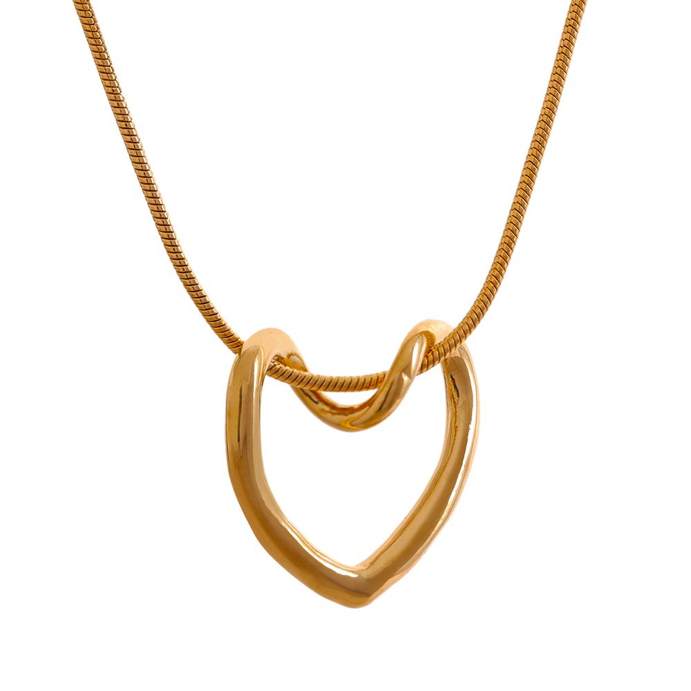 Yhpup Minimalist Golden Stainless Steel Heart Hollow Pendant Necklace for Women Rust Proof Stylish Charm Jewelry Bijoux Femme
Yhpup Minimalist Golden Stainless Steel Heart Hollow Pendant Necklace for Women Rust Proof Stylish Charm Jewelry Bijoux Femme