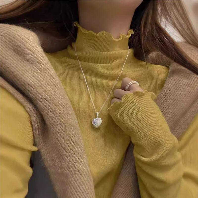 Threaded Velvet 1x1 Autumn/Winter Ruffled Half-High Neck Women s Slim Fit Long Sleeve Base Layer Shirt XXXL
Threaded Velvet 1x1 Autumn/Winter Ruffled Half-High Neck Women s Slim Fit Long Sleeve Base Layer Shirt XXXL