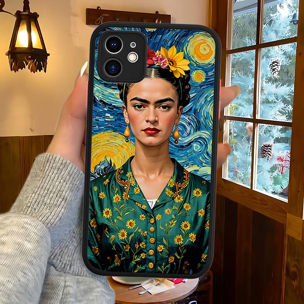 Fashion F-Frida K-KahlosS For IPhone 16 15 14 Plus 13 12 11 Pro Max X XS MAX Matte Color Aesthetic Phone Cover iphone X
Fashion F-Frida K-KahlosS For IPhone 16 15 14 Plus 13 12 11 Pro Max X XS MAX Matte Color Aesthetic Phone Cover iphone X