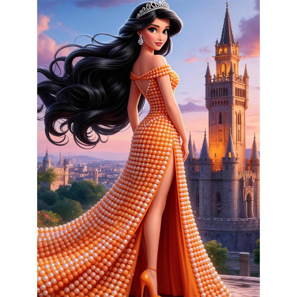 Disney Pearl Painting Princess Jasmine Orange Dress Castle Back View 5D Exquisite Landscape Sparkling Painting Craft HomeWallDecorationDIYHandmadeGift 35x45cm
Disney Pearl Painting Princess Jasmine Orange Dress Castle Back View 5D Exquisite Landscape Sparkling Painting Craft HomeWallDecorationDIYHandmadeGift 35x45cm