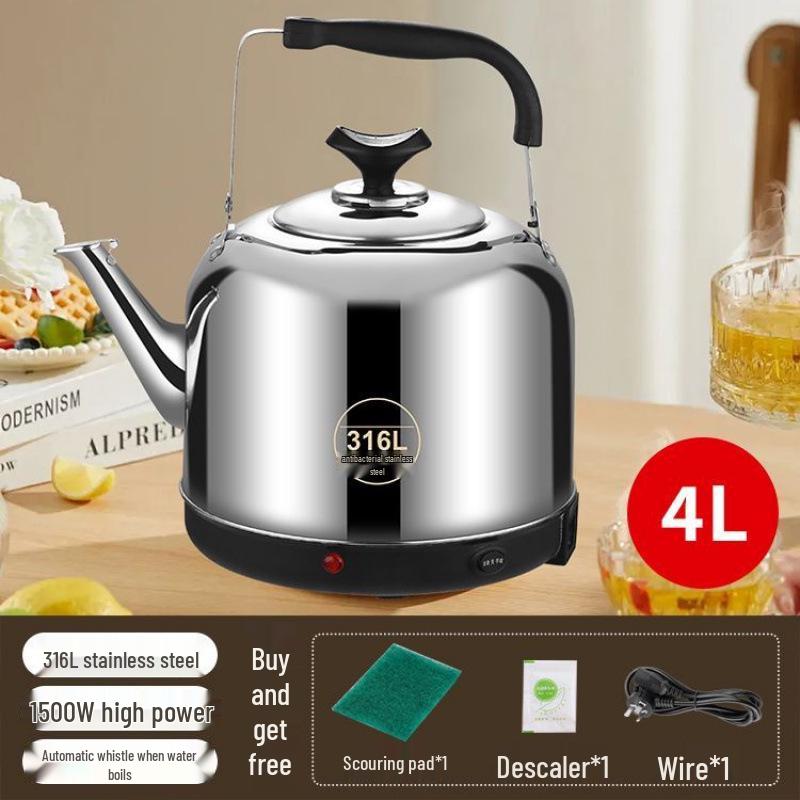 Durable Electric Kettle with Auto Power Off & Boil Beep
Durable Electric Kettle with Auto Power Off & Boil Beep