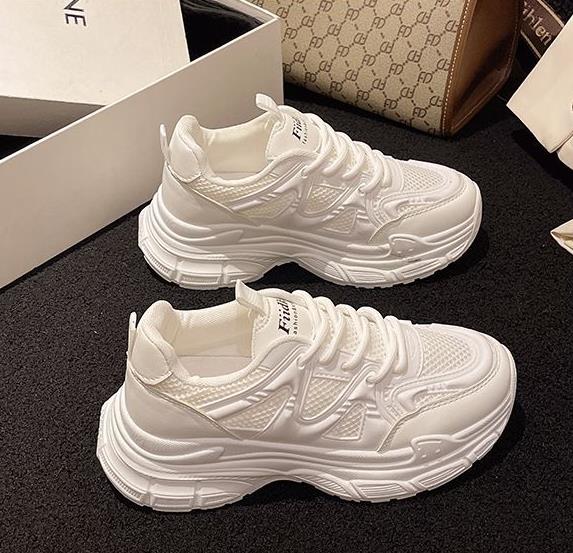 Модные кеды на шнуровке на массивной подошве, женские дышащие сетчатые кроссовки на платформе, женская нескользящая обувь для ходьбы на толстой подошве 40 белый
Модные кеды на шнуровке на массивной подошве, женские дышащие сетчатые кроссовки на платформе, женская нескользящая обувь для ходьбы на толстой подошве 40 белый