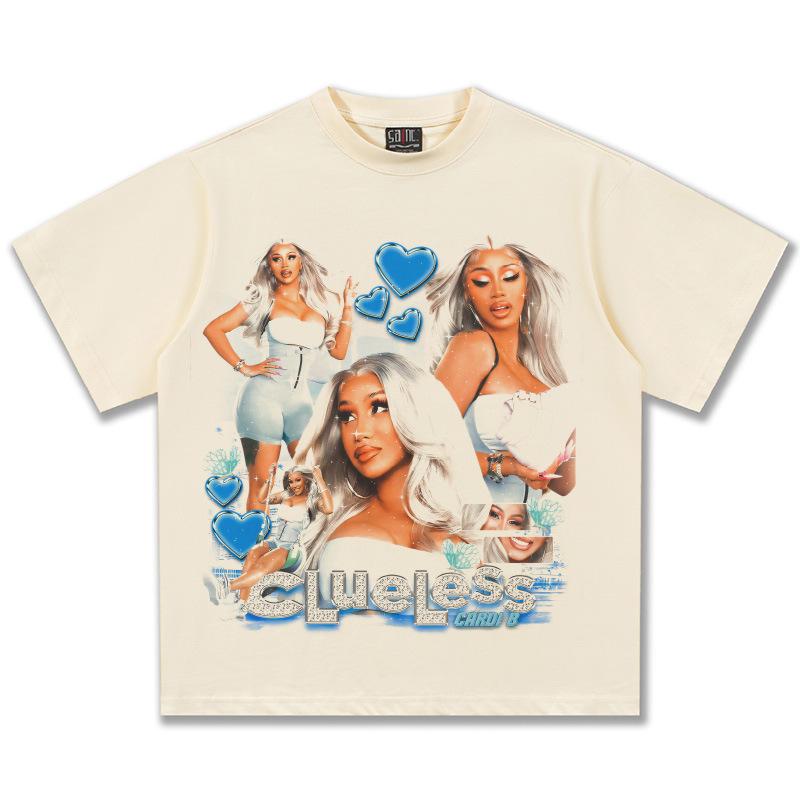 Cardi B Clueless Graphic TShirt Women Unisex Oversized Hip Hop Singer Casual Cotton Short Sleeve Modern Vintage For Daily M
Cardi B Clueless Graphic TShirt Women Unisex Oversized Hip Hop Singer Casual Cotton Short Sleeve Modern Vintage For Daily M