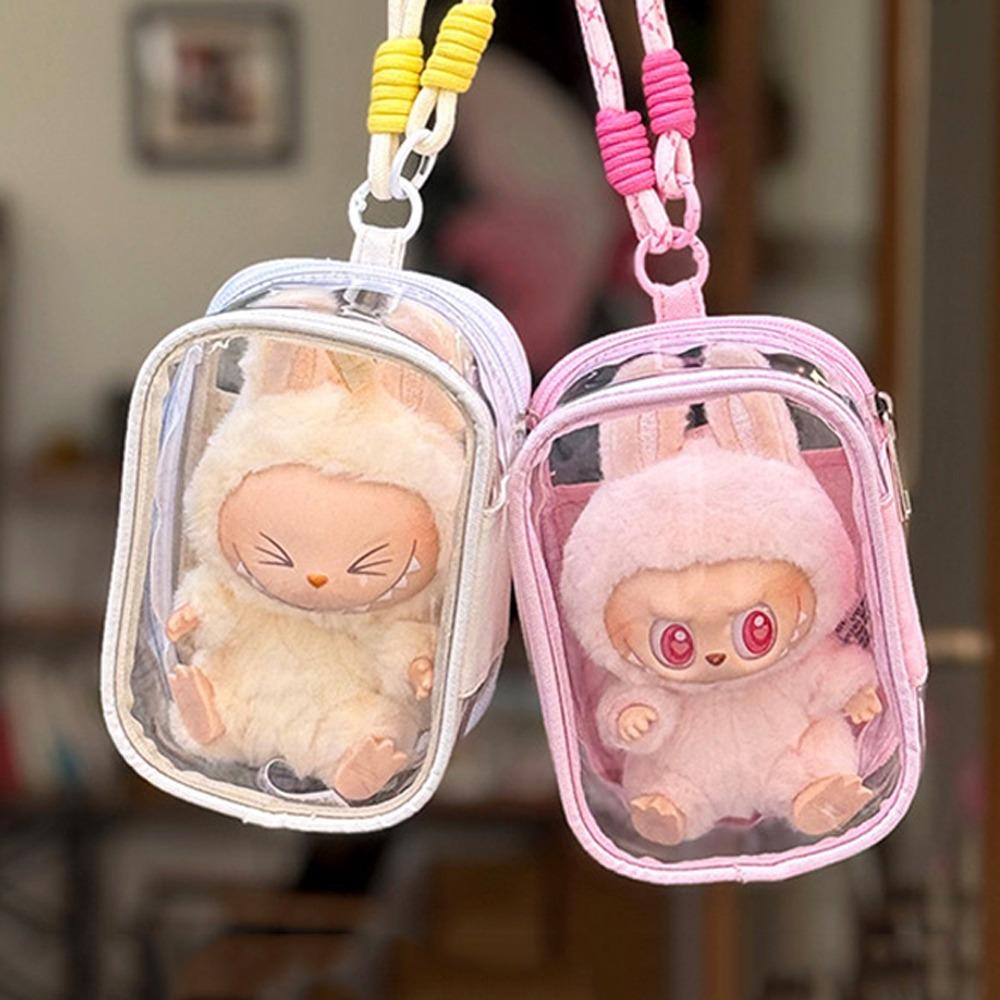 Waterproof Stitch Protective PVC Shell Pop Mart Labubu Outdoor Doll Bag Cotton Doll White
Waterproof Stitch Protective PVC Shell Pop Mart Labubu Outdoor Doll Bag Cotton Doll White