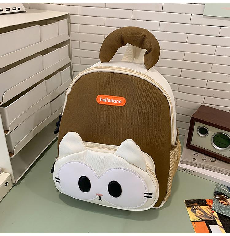 Детский рюкзак мультяшной формы новый съемный панда сова детский сад милый для мальчиков и девочек школьная сумка коричневый