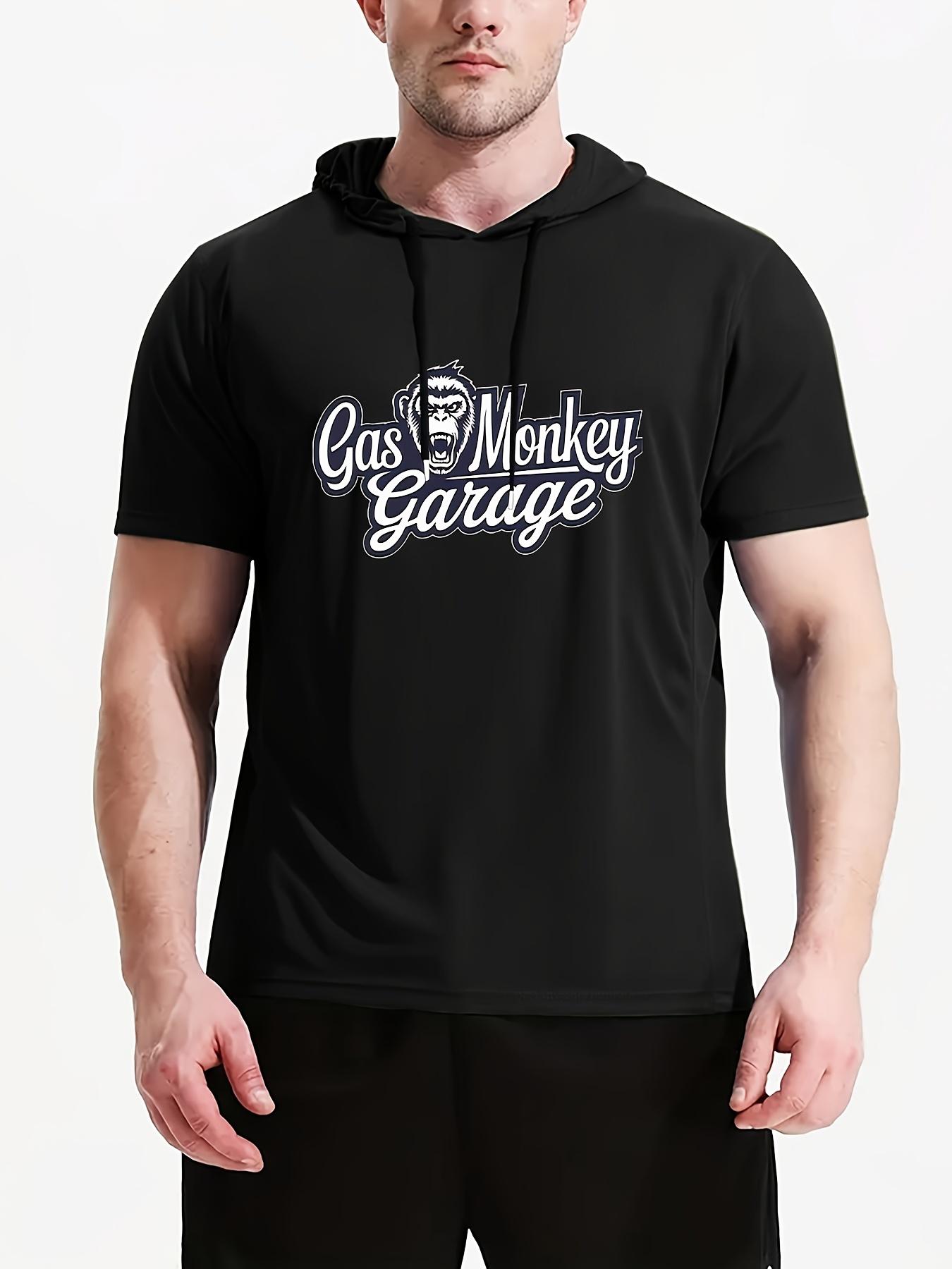 Red Gas Monkey Garage Graphic T-shirt - Casual Short Sleeve Hoodie with Kangaroo Pocket S
Red Gas Monkey Garage Graphic T-shirt - Casual Short Sleeve Hoodie with Kangaroo Pocket S
